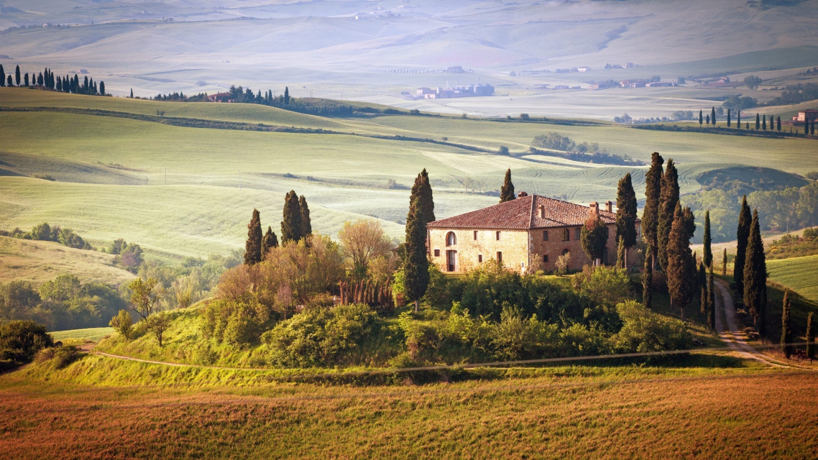 tájkép, Olaszország, hegy, természet, ház, este, reggel, kastély, panoráma, völgy, kolostor, Toszkána, fennsík, chateau, őszi, hegy, rét, egyszerű, tó, vidéki térség, hegyvidéki elemét észlelheti, légi fényképezés, hegység