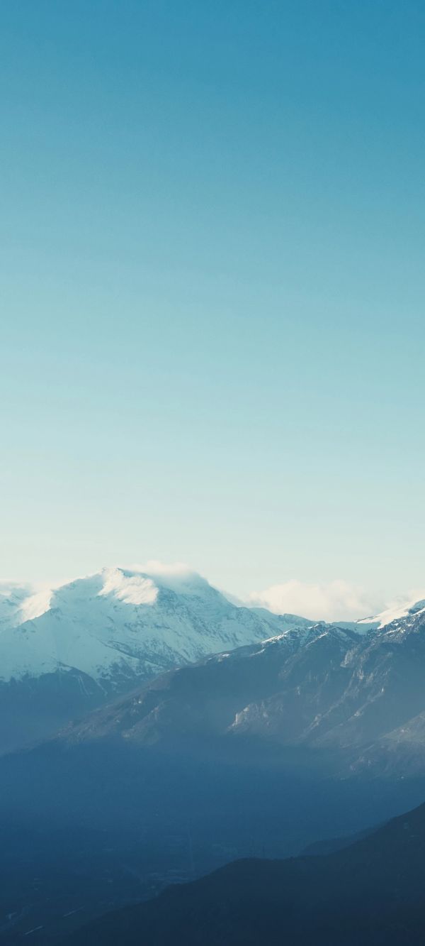 Berge,Himmel,Schneebedeckten Gipfel