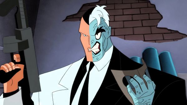 Batman Oživená série,animácie,oživená série,karikatúra,production cel,Two Face