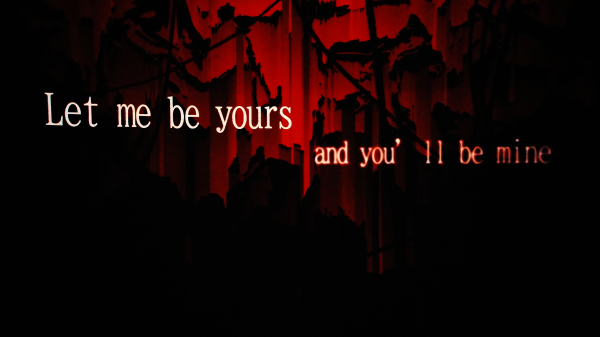 red,creepy,text,music video,butterfly