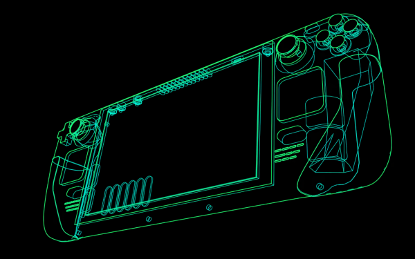 Steam Deck,线框