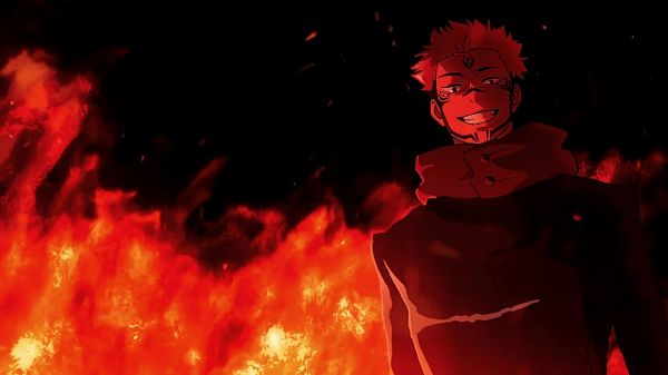 Jujutsu Kaisen,Sukuna,火,动漫,MAPPA,Anime screenshot