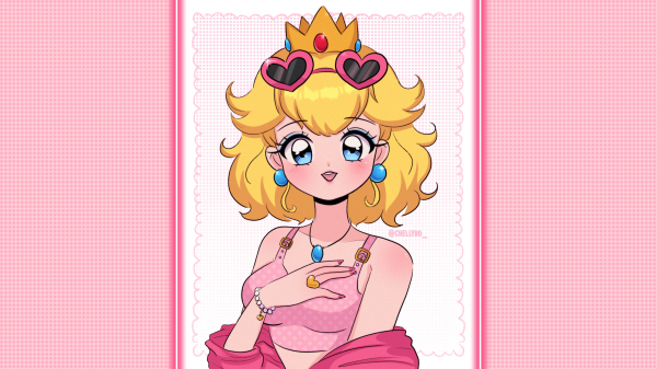 prinsessa Peach,Super Mario,vaalea,Super Mario Bros,renkaat,helmi