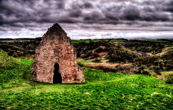 paesaggio,vecchio,mare,architettura,collina,antico