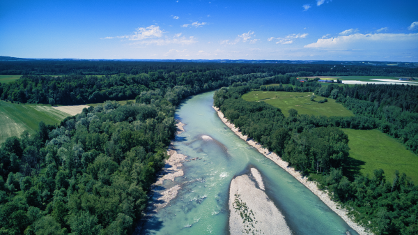 Steilwand,M hldorf,luz natural,agua,rio,Alemanha