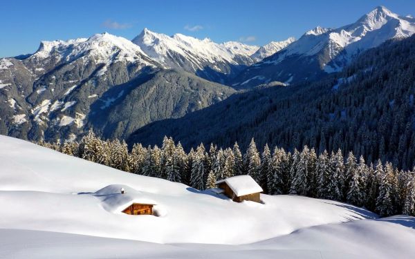 景观,山,性质,雪,冬季,山区门票