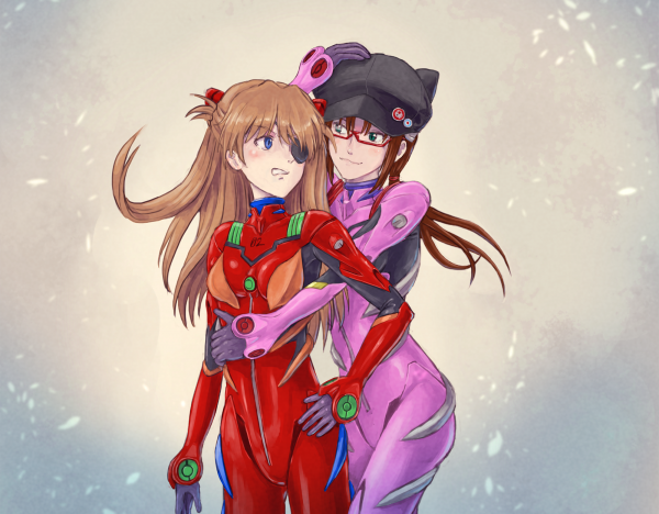 anime,anime girls,Rebuild of Evangelion,Neon Genesis Evangelion,Makinami Mari Illustrious,Asuka Langley Soryu