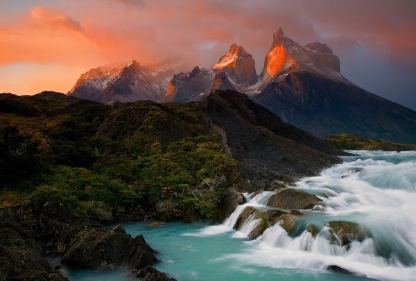 Chile,Nubes,lago,1200x813 px,bosque,verde