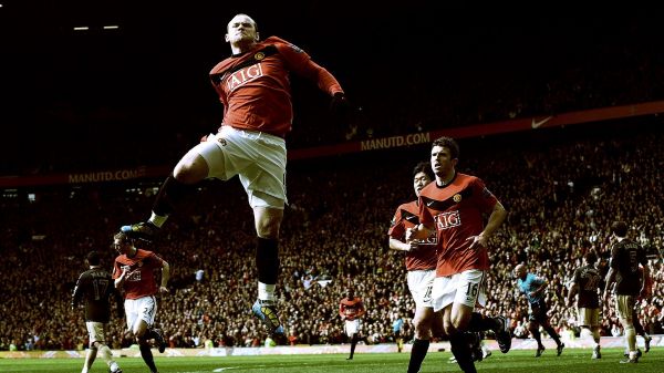 sport, fotball, stadion, Manchester United, Wayne Rooney