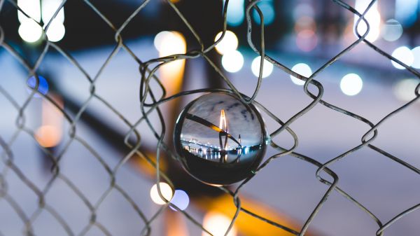 vidro,chain link fence,fechar-se,ponte,Macro