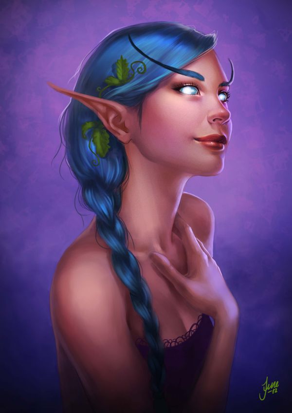 elfie,Tyrande Whisperwind,Svet Warcraftu