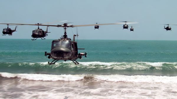 Apocalypse Now,helikoptre,vann,filmer,film stills,Vietnamkrigen krigen~~POS=HEADCOMP