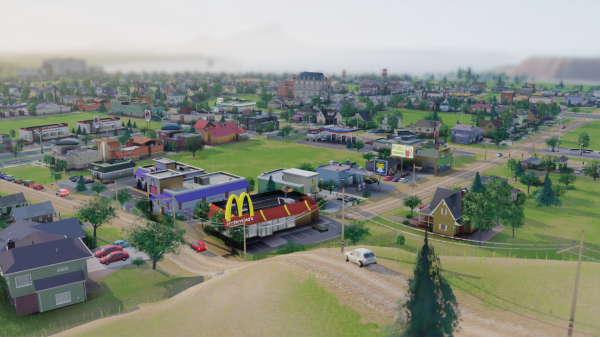 SimCity,bygning,McDonalds