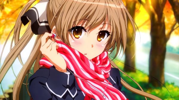 Anime,Meninas anime,Amagi Brilliant Park,Sento Isuzu,cachecol,Mangaka