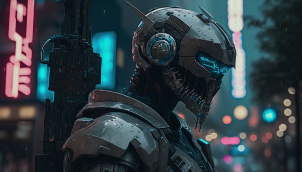 Thành phố,đêm,Dấu hiệu neon,Cyberpunk,ai art,ánh đèn thành phố