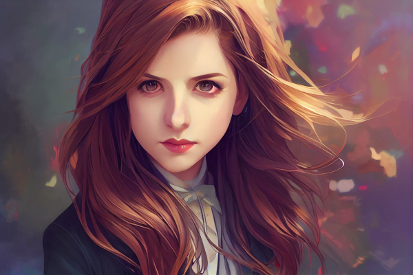 Anna Kendrick,Anime,ilustração