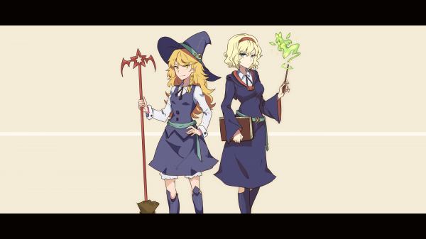 Vähän noita Academia,Luna Nova uniform,crossover,Touhou,Kirisame Marisa,Alice Margatroid