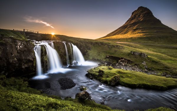 doktrin alami,air terjun,pemandangan