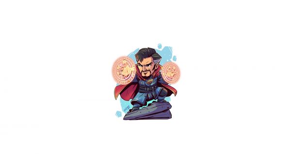 Dr Strange,ouvrages d'art,Fond simple,fond blanc