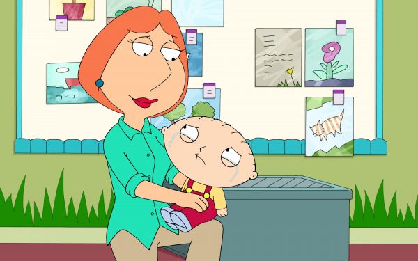 3840x2400 px,Khóc,Người đàn ông của gia đình,Lois Griffin,Stewie Griffin,Mẹ