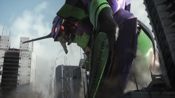 Eva,Ayanami Rei,mecha fight,Anime,EVA Unit 02,EVA Unit 00