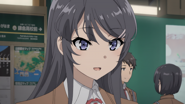 Sakurajima Mai,Seishun Buta Yar wa Bunny Girl senpai no Yume wo Minai,anime,anime lányok,anime fiúk,Anime screenshot