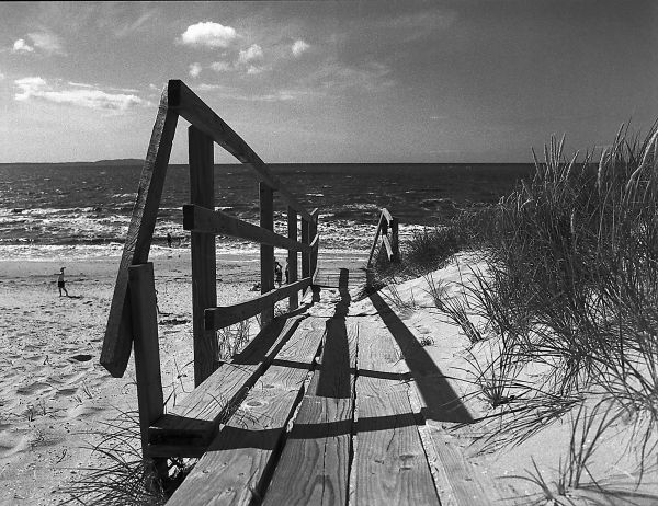 strand,vand,lys,sort og hvid,bw,film