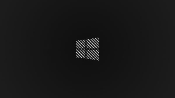 minimalismo,fundo preto,windows 11,Sombrio