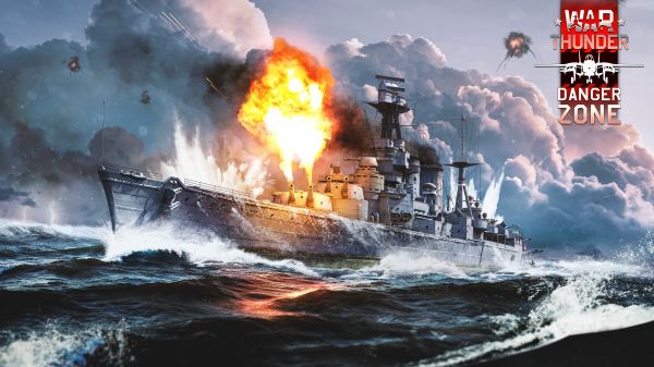 Gaijin Entertainment,War Thunder,video games,logo,ship,water