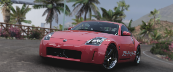 Forza Horizon 5, Nissan 350Z, Video Game Art, auto, videogiochi