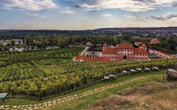 Praag,Tsjechische Republiek,landschap,botanische tuin