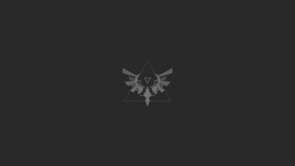 Zelda,The Legend of Zelda,Triforce,minimalismul,arta digitala,fundal simplu