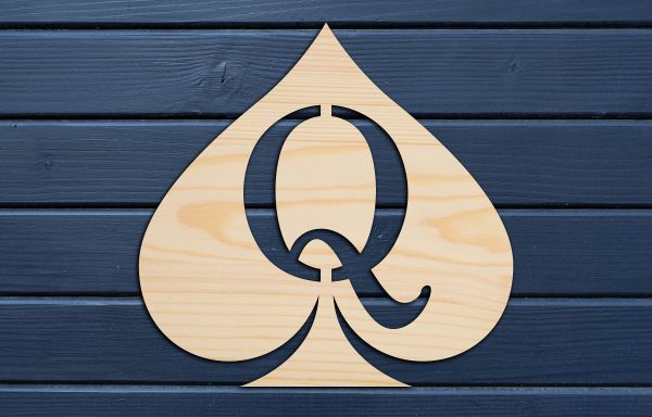 terug,muur,Queen of Spades,logo,blue wall,blauwe achtergrond