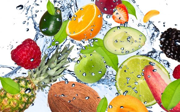 fruta,fresco,agua,gotas,Spray,maçã