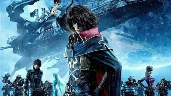 Kapitan Harlock,Anime,Arcadia,Piratów,statek kosmiczny,fantastyka naukowa