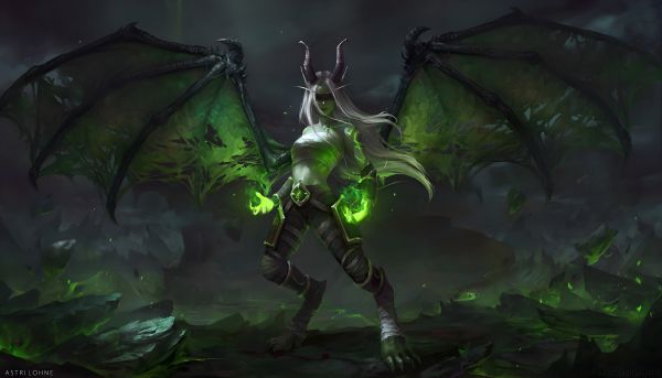 World of Warcraft Legion,Demon Hunter WoW,Upscaled