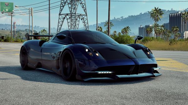 Pagani Huayra BC,Pagani,kulfiber,4k,Need for Speed Heat,Gade syn