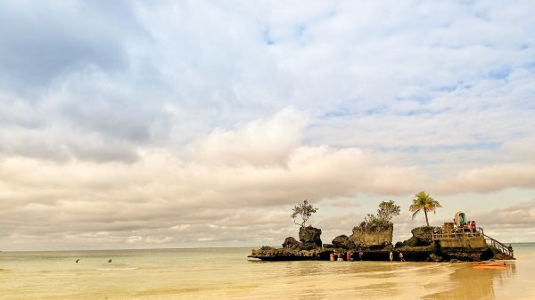 Natura,plaża,wyspa,Boracay