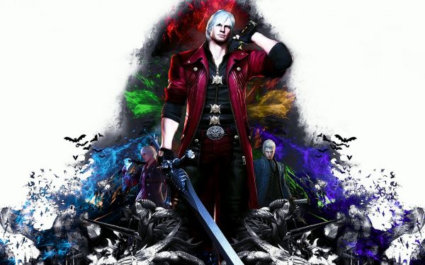 anime,Devil May Cry 4,dante,nero,Vergil,edisi khusus