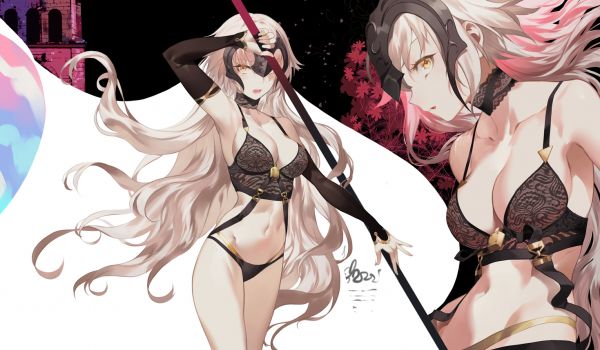 สาวอะนิเมะ,อะนิเมะ,Fate Grand Order,Jeanne Alter Fate Grand Order,Jeanne d arc alter,Salmon88