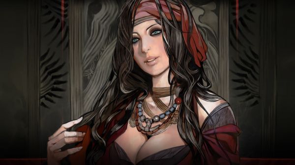 anime,Castlevania Order of Ecclesia,Laura Castlevania,donna guerriera,immagine dello schermo,goth