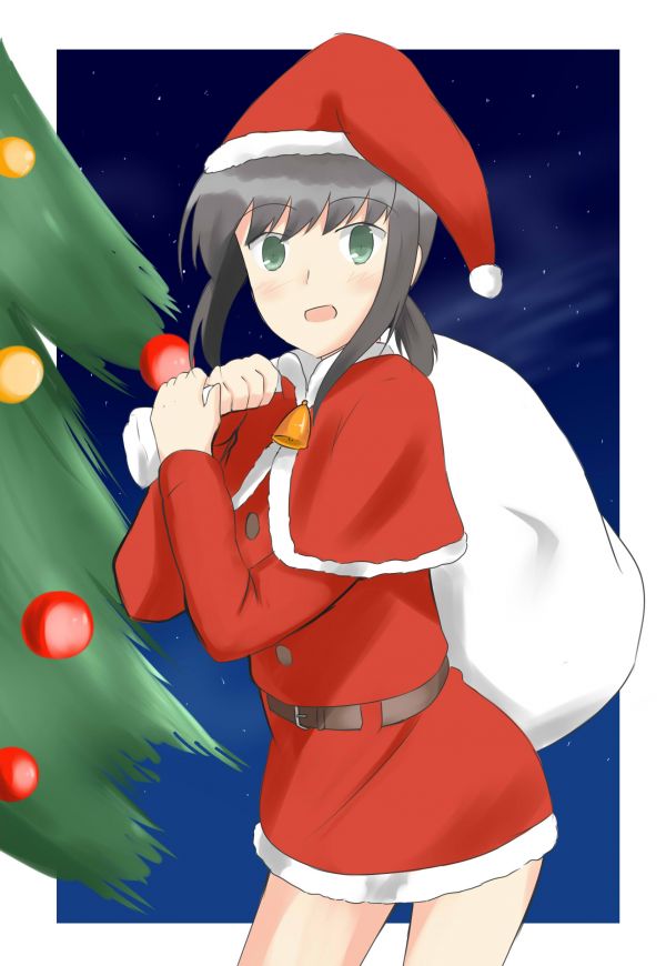 Santa kostümü,Noel,Anime,Anime girls,christmas clothes,Kantai Koleksiyonu