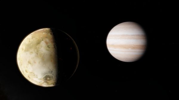 planète,espace,Jupiter,Space Engine,IO,cercle