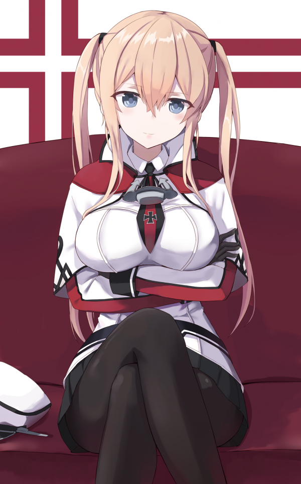 anime,animeflickor,Kantai Collection,Graf Zeppelin KanColle,twintails,blond