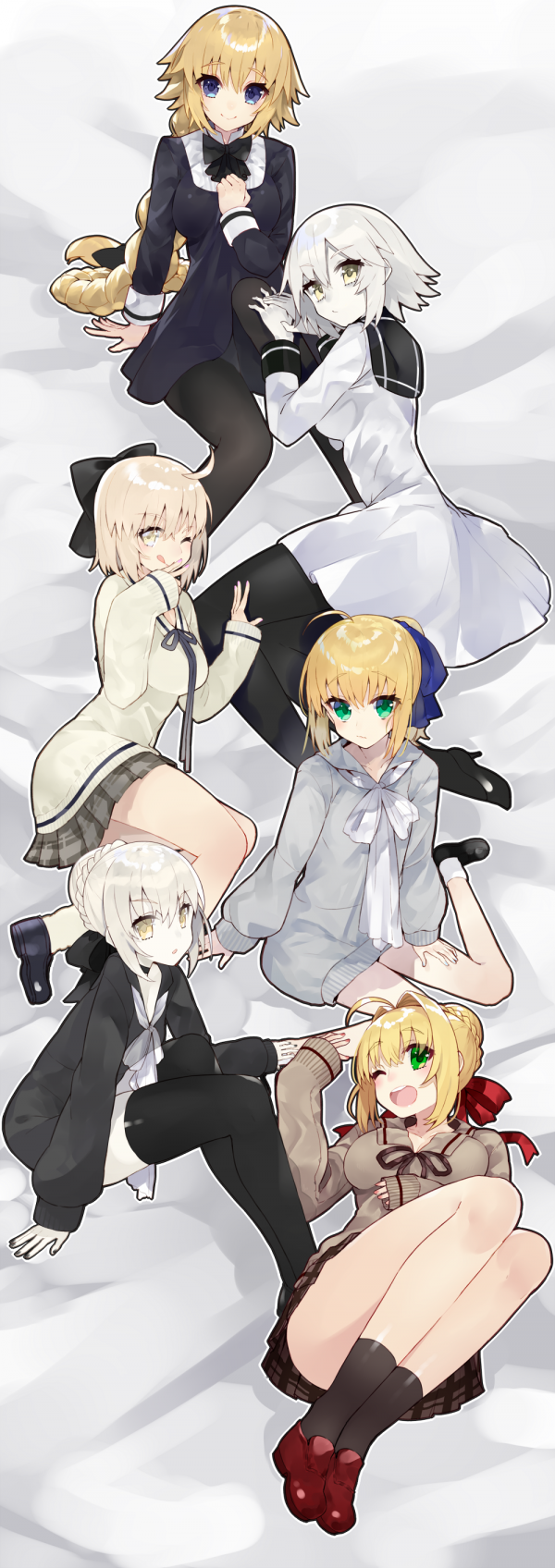 ödet Series,Ödet Grand Order,animeflickor,skoluniform,Jeanne Alter Fate Grand Order,Jeanne d Arc Fate