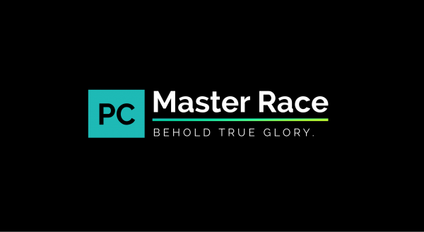 PC Master Race,simple,typography,black background