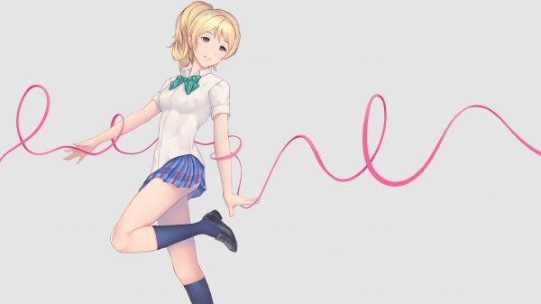 illustration,blond,Anime,Filles anime,Love Live,dessin animé