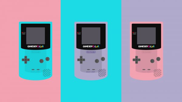 Game Boy Color,pastel,GameBoy,Handheld console,ungu,berwarna merah muda