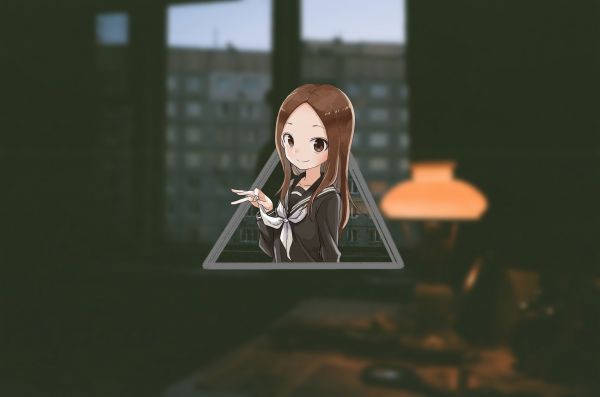 Loli,anime jenter,Takagi san,picture in picture