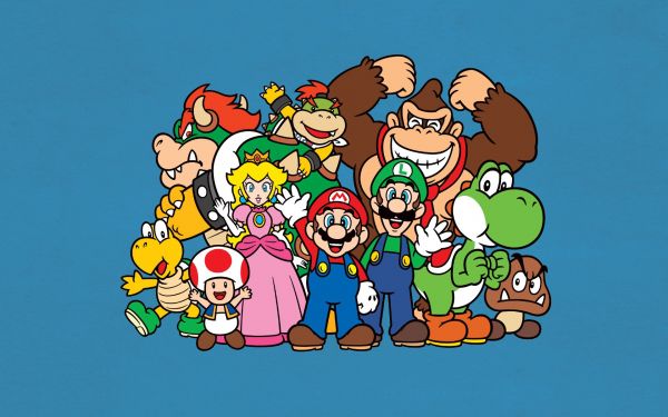 illustrazione, cartone animato, principessa Peach, Giocattolo, Yoshi, Donkey Kong